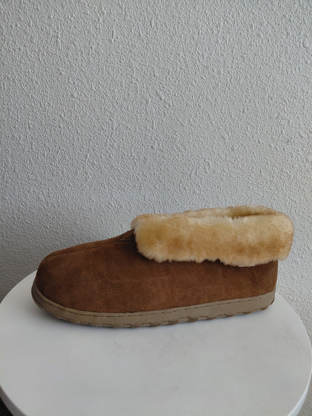 Nwob Tamarac Mens Highlander  Sheepskin Slip On Slippers Mens Plus
